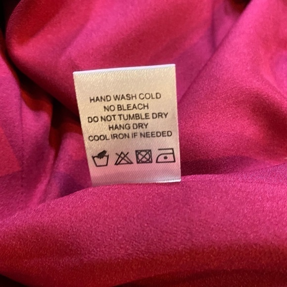 Revolve Lovers + Friends A line Hot Pink Black Lace Mini Dress Size Small - Picture 9 of 10